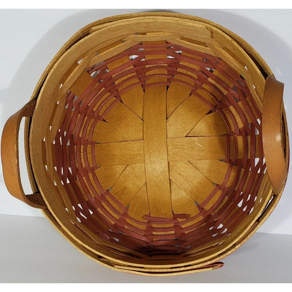 LONGABERGER 1995 MOTHERS DAY “BASKET OF LOVE” COMBO #18805 LINER PROTECTOR EUC